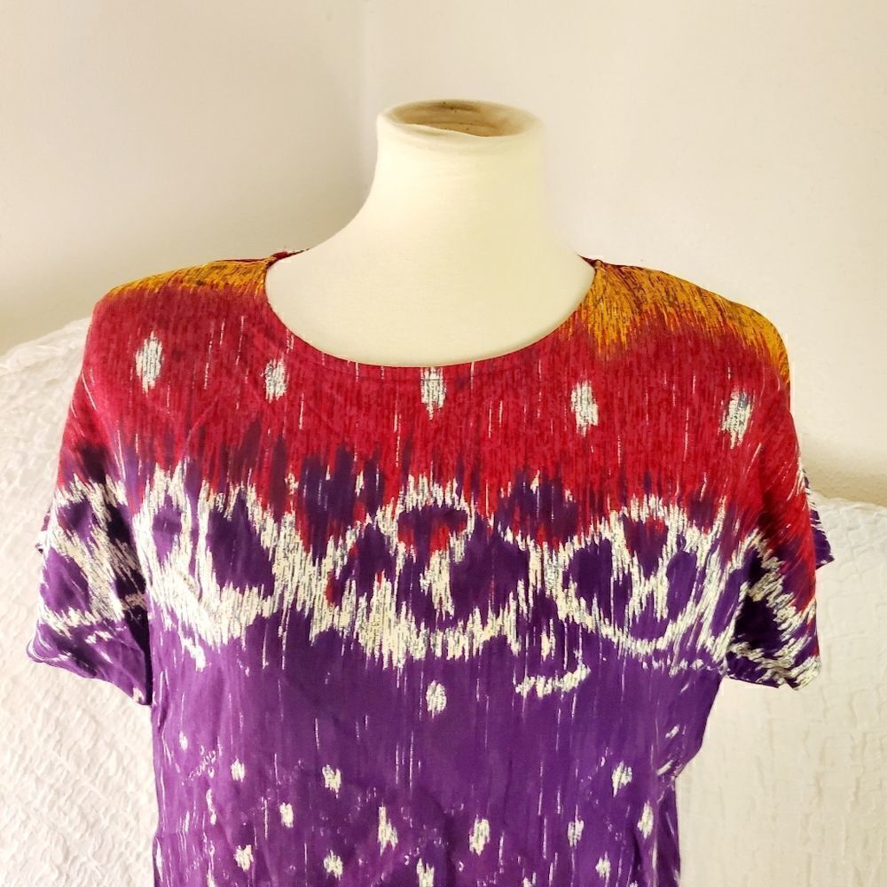 Authentics VTG Boho Top Size Medium - Picture 6 of 10